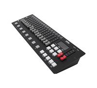 Consola de iluminación DMX Control de iluminación fácil para editar el programa de iluminación de escenario correr 48 x 16 x 6,5 cm negro