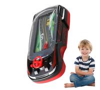 Consola de juego de autos de carreras, juego de auto de carreras de mano - Racing Car Breakthrough Adventure Game Machine,Modo de dos jugadores, vehículo de juego familiar interactivo, simulador de co