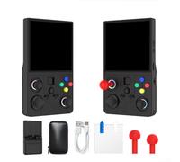 Consola de juegos compacta retro con WiFi para juegos de arcade, sistema portátil de juegos 3D diseñado para viajes y juegos en línea (negro)