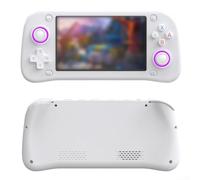 Consola de juegos de mano clásica retro con pantalla IPS HD de 4.3 pulgadas, potencia de 3000 mAh, memoria de 64 GB, más de 30 sistemas emuladores, viaje ligero para compañeros para jugadores (128 G