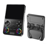 Consola de juegos de mano, J36 Ultra WiFi Battle Ready Colorful Retro, de código abierto HD con joystick inalámbrico actualizable (negro)