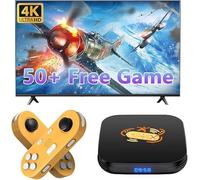 Consola de juegos de TV, caja de juegos integrada con 200 juegos con control somatosensorial inalámbrico, Plug and Play, para noches de juego de niños y adultos, fiestas y citas de juego