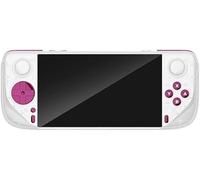 Consola de juegos E6 MAX de 5000 mAh, joystick de mano, pantalla táctil IPS de 5 pulgadas, 1280 x 720 DPI, compatible con proyección personalizada, sin juegos (blanco transparente)