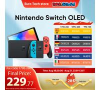Nintendo Switch OLED videoconsola portátil 17,8 cm (7") 64 GB Pantalla táctil Wifi Azul, Rojo