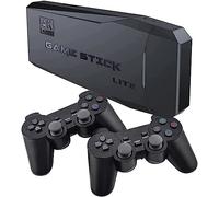 Consola De Juegos Plug And Play 64G, Consolas De Juegos Retro Inalámbricas PS1, 10000 Juegos Clásicos Incorporados, Compatible con PS1 FC, MD, CPS, Atari, Etc., 9 Simuladores Y Batallas De 4 Jugadores