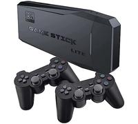 Consola De Juegos Plug And Play 64G, Consolas De Videojuegos Inalámbricas Retro De 64 Bits Mini TV Game Stick 4K HD Incorporado 10000 Juegos Clásicos Compatible con PS1 N64 FC ATARI Etc. 9 Simuladores