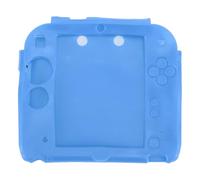 Consola de Juegos Portátil 2DS Funda de Silicona Suave Resistente a los Arañazos para Consola de Juegos Portátil, Funda Protectora para 2DS con Protector de Pantalla Superior Inferior (BLUE)