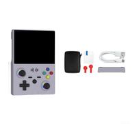 Consola de juegos portátil con pantalla IPS HD de 4.5 pulgadas, más de 18000 juegos clásicos, CPU de doble núcleo y joystick desmontable (gay)
