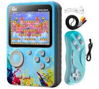 Consola De Juegos Portátil G5, Videojuego Portátil Portátil, Pantalla A Color De 3,0 Pulgadas, con Controlador, Juego Clásico Portátil, Reproductor De Videojuegos Portátil con Salida De TV-Blue||128