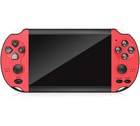 Consola de Juegos portátil, Pantalla HD de 8 GB y 4,3 Pulgadas, 10000 Juegos Retro incorporados, FC Arcade, Consola de Videojuegos Musicales portátil, Regalo for niños y Adultos ( Size : Rot )
