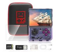 Consola De Juegos Portátil para Miyoo Mini Plus, 64GB 20000+ Juegos Consola Retro Portatil, HDMI TV Salida 3.5 Inch IPS Screen Consola Portatil con Bolsa Portátil, Linux Sistema Game Console
