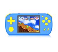Consola de Juegos Portátil para Niños con 218 Videojuegos Retro, Azul | Batería Recargable Pantalla LCD de 3.0" Juegos de Viaje, Mini Arcade Juguetes Regalo para niños y niñas de 4 a 13