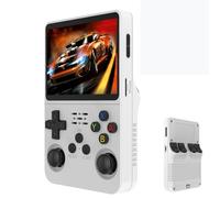Consola de juegos portátil R36S, consola de juegos de 3,5 pulgadas IPS de pantalla de código abierto integrado Linux 40000+ juegos clásicos consola de juegos, tarjeta TF 128G