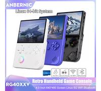 Consola de juegos portátil Retro RG40XXV, pantalla de 4,0 pulgadas, 640x480, sistema Linux, 5G, WiFi, Bluetooth, HDMI, salida de TV, reproductor de videojuegos Blue