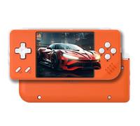 Consola De Juegos Portátil RG28XX, Pantalla IPS De 2,83 Pulgadas Compatible con HDMI Y Salida De TV 3100mAh Batería Pantalla Consola De Videojuegos-Orange||64G