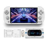 Consola De Juegos Portátil TRIMUI Smart Pro con Procesador Allwinner A133P del Sistema Linux - 5000mAh, Reproductor De Videojuegos Portátil De Pantalla IPS De 4,96 "-White||64GB