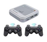 Consola de juegos portátil USB, Más de 30000 juegos integrados, R8Consola de juegos retro inalámbrica, S905M Consola inalámbrica portátil, Reproductor de juegos con salida HDMI para PS1 / N64 / DC etc