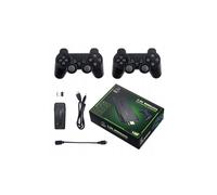 Consola de juegos retro Linux compatible con MAME FC GB MD SFC PS1, con 3906 juegos, 4K/HDMI, mandos inalámbricos de 2,4 G y tarjeta de 32 GB.