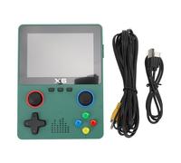 Consola de Juegos Retro portátil con Tarjeta de Memoria de 32 GB, Dispositivo de Juego HD de Doble Palanca para Adultos, Pantalla IPS de 3,5 Pulgadas y resolución 640 x 480, (Verde)