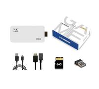 Consola de juegos retro, salida HDMI 4K incorporada, más de 40.000 juegos, 23 emuladores, juego Stick Arcade, tarjeta integrada de 64 GB, 30000 juegos, 1080P/720P HDMI Display Arcade, Plug & Play