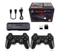 Consola de juegos retro, X2 Plus Game Stick Retro Consola doble controlador inalámbrico, más de 40000 juegos, 128 GB