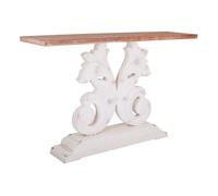 Consola de madera tallada