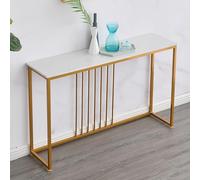 Consola de Pasillo con Estante para sofá, Mesa de Entrada con Espejo de mármol, Moderna, Circular, Rectangular, para Pared, Mueble de TV Flotante Moderno, Consola Multimedia de Pared, Centro