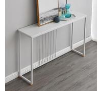 Consola de Pasillo con Estante para sofá, Mesa de Entrada con Espejo de mármol, Moderna, Circular, Rectangular, para Pared, Mueble de TV Flotante Moderno, Consola Multimedia de Pared, Centro
