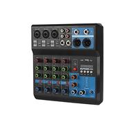 consola de sonido, Tarjeta de sonido 5 vías for grabación computadora, unidad libre, consola mezclas, mezclador, equipo profesional, interfaz, procesador