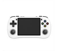 Consola de videojuegos portátil retro X35H de 3,5 pulgadas con joystick de efecto Hall dual, compatible con sistemas Linux y más de 26 emuladores.