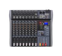Consola DJ Mezclador De Audio Consolas Mezcladoras Serie CT Conexión Bluetooth Adecuada For Estudios De Grabación, Bares Y Ensayos(8 black)