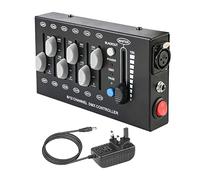 Consola Dmx 512, controlador Dmx de 12 canales, controlador Dmx 512, placa controladora de luz Dmx, mini controlador portátil de luces Dj para control de luz Dmx