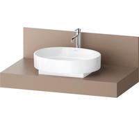 Consola Duravit Balcoon rectangular, 1 recorte en el centro, 1000x550x370mm, BA90570IFIF0000, Color: penumbra