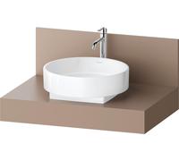 Consola Duravit Balcoon rectangular, 1 recorte en el centro, 800x550x370mm, BA90560IFIF0000, Color: penumbra
