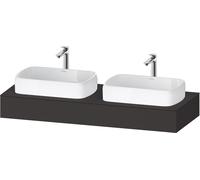 Consola Duravit Collection One, 1400x550x170mm, recortable izquierda y derecha, QA4805080800000, Color: supermercado de grafito