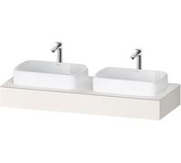Consola Duravit Collection One, 1400x550x170mm, recortable izquierda y derecha, QA4805084840000, Color: Supermatt blanco