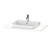 Consola Duravit Happy D.2 Plus, 1000x550 mm, 1 hueco, para mueble bajo lavabo HP4941, HP4961, HP4971, HP031E08484, Color: Decoración blanco supermate