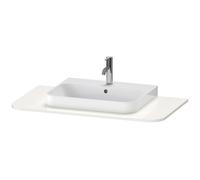 Consola Duravit Happy D.2 Plus, 1000x550 mm, 1 hueco, para mueble bajo lavabo HP4941, HP4961, HP4971, HP031E02222, Color: Decoración blanca de alto brillo