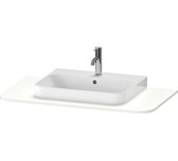 Consola Duravit Happy D.2 Plus, 1000x550 mm, 1 hueco, para mueble bajo lavabo HP4941, HP4961, HP4971, HP031E03636, Color: Blanco seda lacado mate