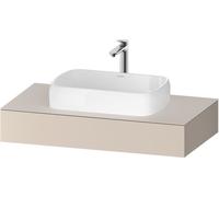 Consola Duravit Qatego, 1000x550x170mm, con recorte central, QA4801091910000, Color: Topo mate