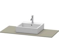 Consola Duravit XSquare 060D, 800 x 550 mm, 1 recorte, XS060D09292, Color: Gris piedra Seda Barniz mate