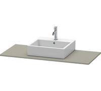 Consola Duravit XSquare, 1 hueco, 1200x16x550mm, XS060F09292, Color: Gris piedra Seda Barniz mate