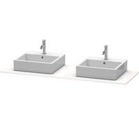 Consola Duravit XSquare, 2 huecos, 1600x16x550mm, XS063HB4949, Color: Grafito Mate Decoración