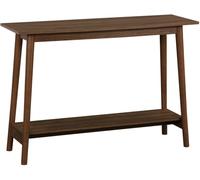 Consola escandinava con acabado de color nogal sweeek