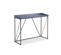 Consola estructura negra con superficie gris