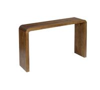 Consola exótica de madera de acacia, 120cm nogal - 120x30x75 cm