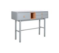 Consola home esprit azul gris madera mdf 120 x 35 x 90 cm 35 cm