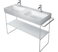 Consola metálica Duravit DuraSquare 126,5x45,1cm, para lavabo 235312, de pie en el suelo, 0031171000, Color: cromado