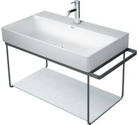 Consola metálica Duravit DuraSquare 86,5x45,1cm, para lavabo 235380, de pared, 0031124600, Color: Negro Mate