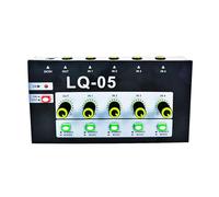 Consola mezcladora estéreo de 4/8 canales construida con chasis de metal para una mayor durabilidad y uso en estudio